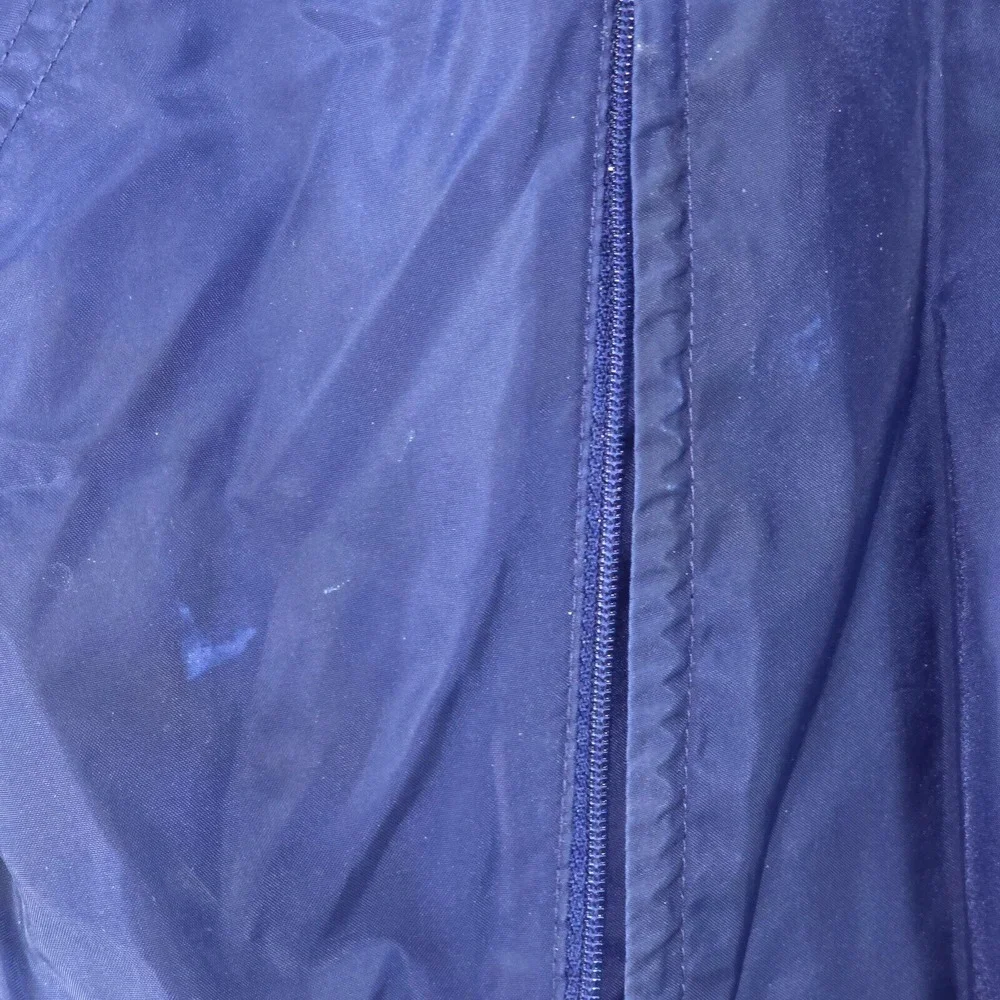 VTG Nike Track Jacket Men's XXL 2XL 90s Blue White Nylon Full‎ Zip Performance - Picture 8 of 16